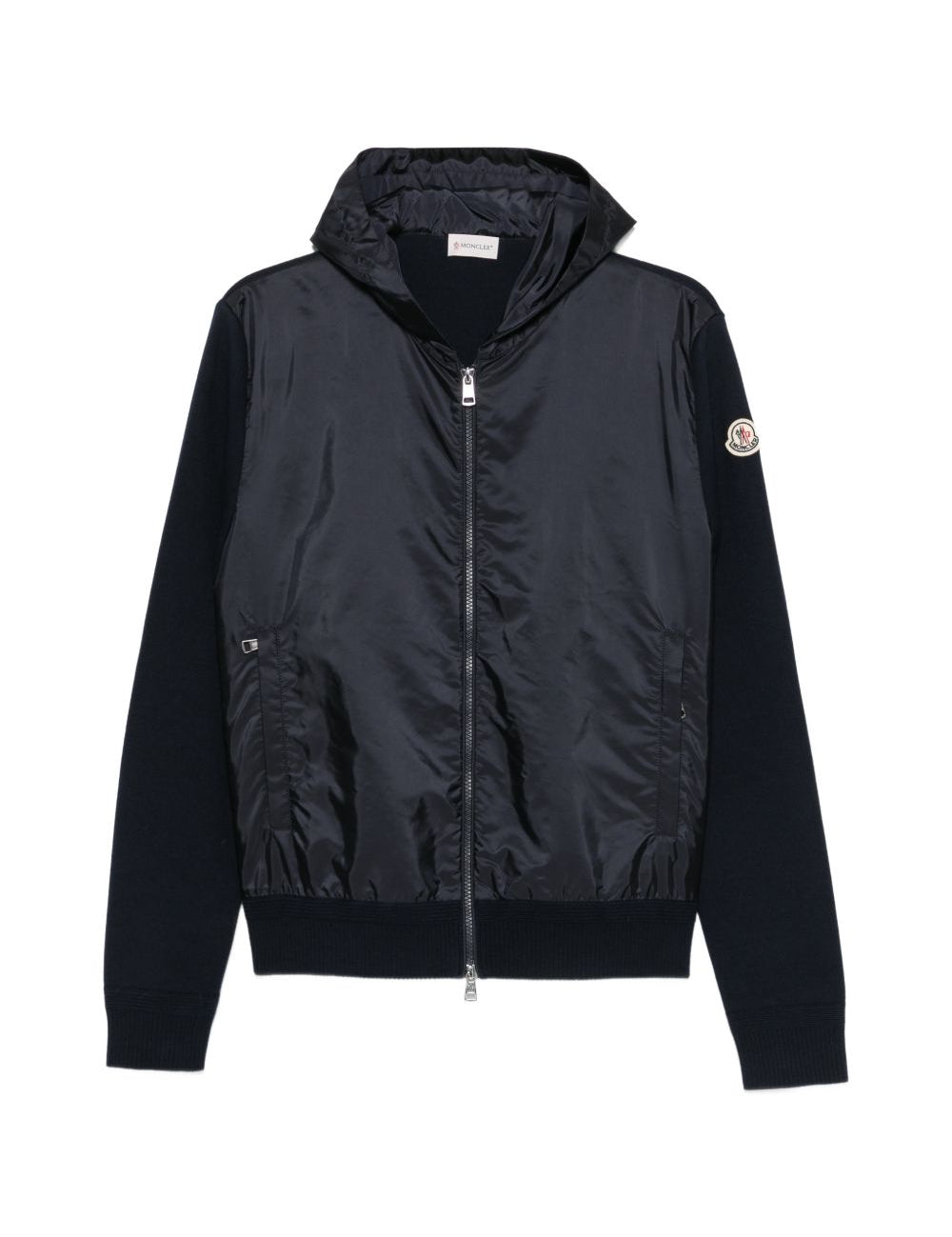 Giubbino con cappuccio in blu Moncler - uomo 