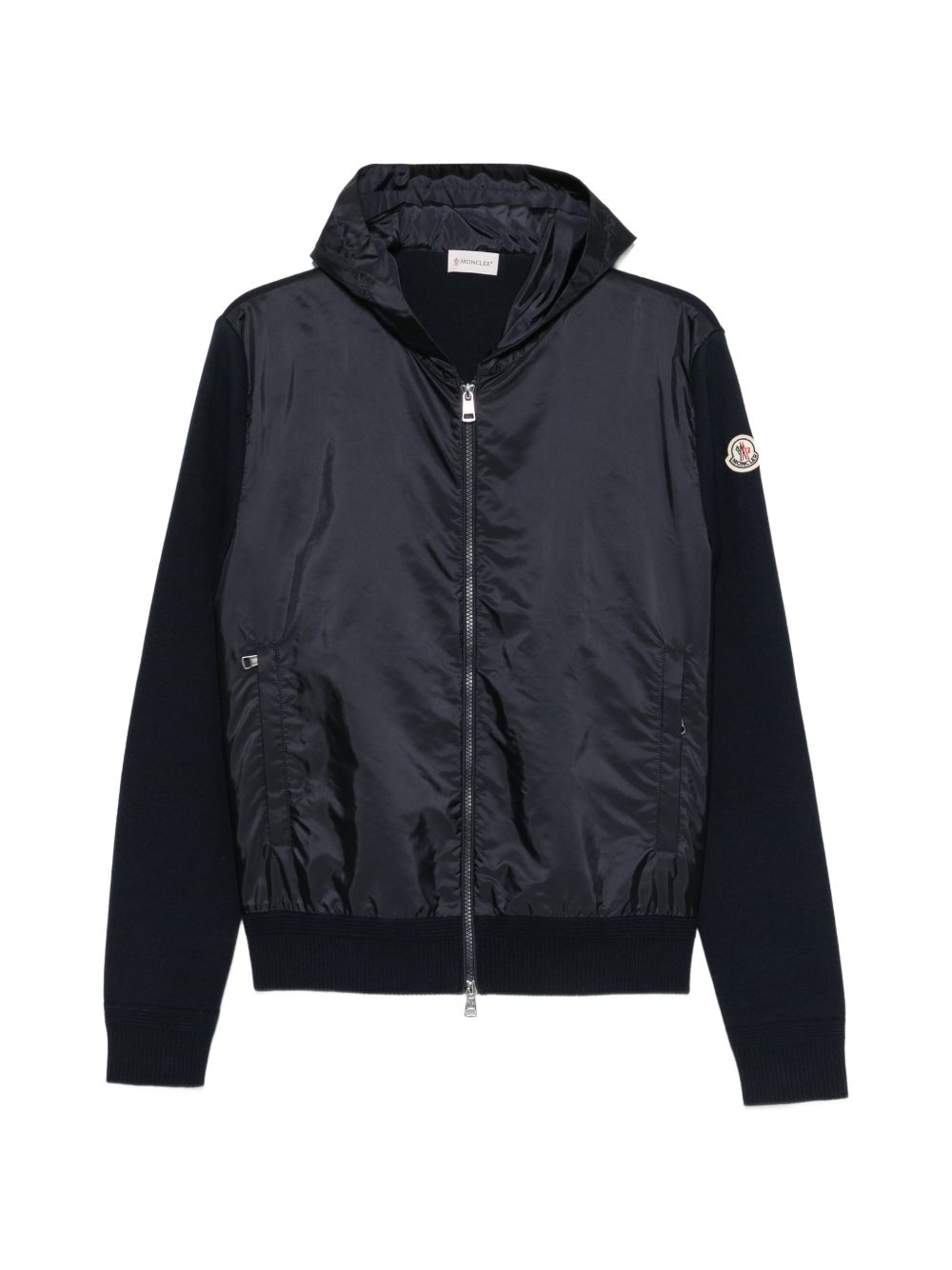 Giubbino con cappuccio in blu Moncler - uomo 