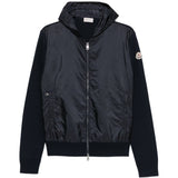 Giubbino con cappuccio in blu Moncler - uomo 