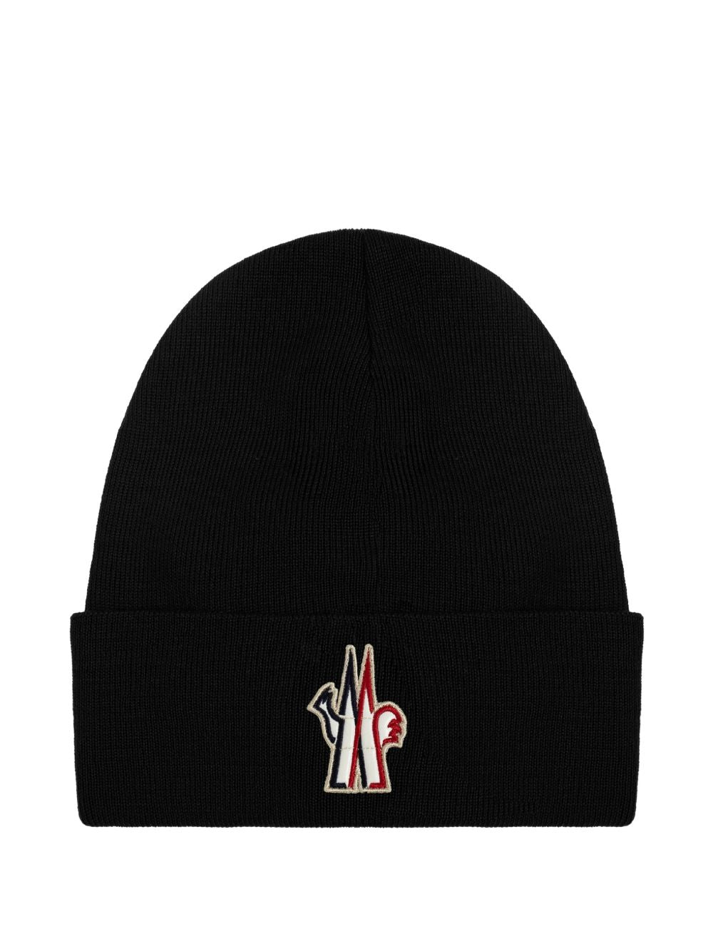 Berretto con logo in nero 