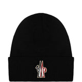 Berretto con logo in nero 