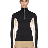 Dolcevita Polartec® con mezza zip multicolor<BR/> 