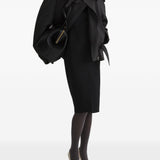 Abito midi stockman in nero 