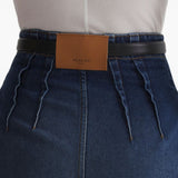 Jeans a vita alta in blu 