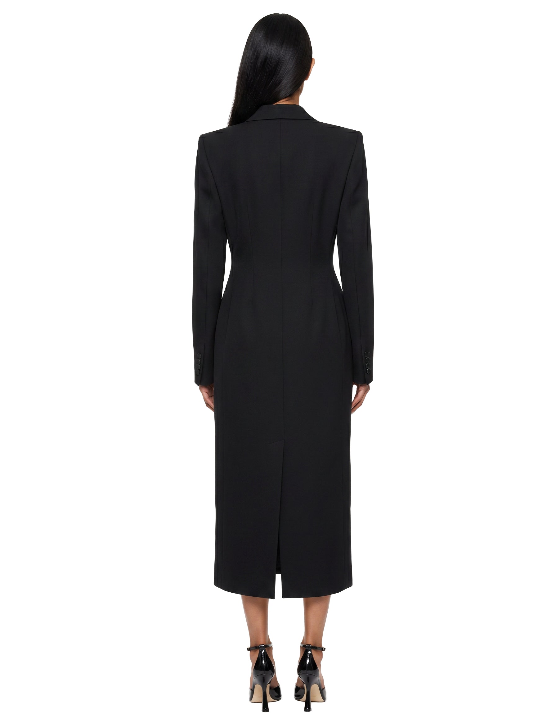 Cappotto Hourglass in nero 