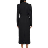 Cappotto Hourglass in nero 