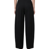 Pantaloni a gamba larga in nero 