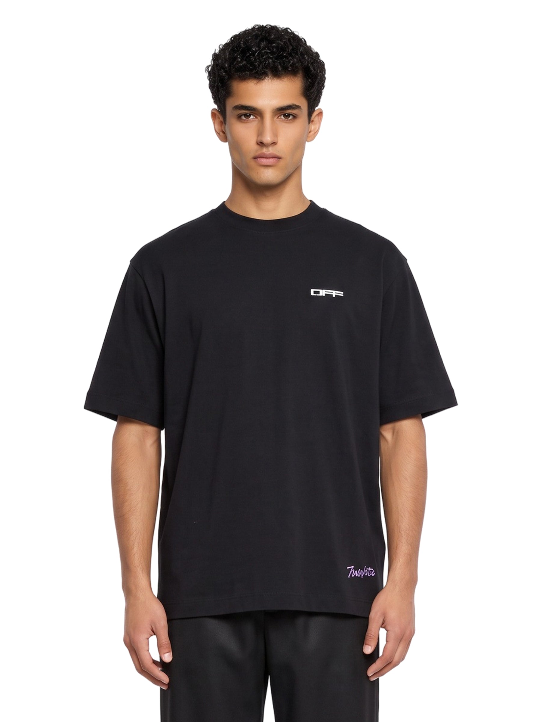 T-shirt Archigeography Arrow Skate in nero 