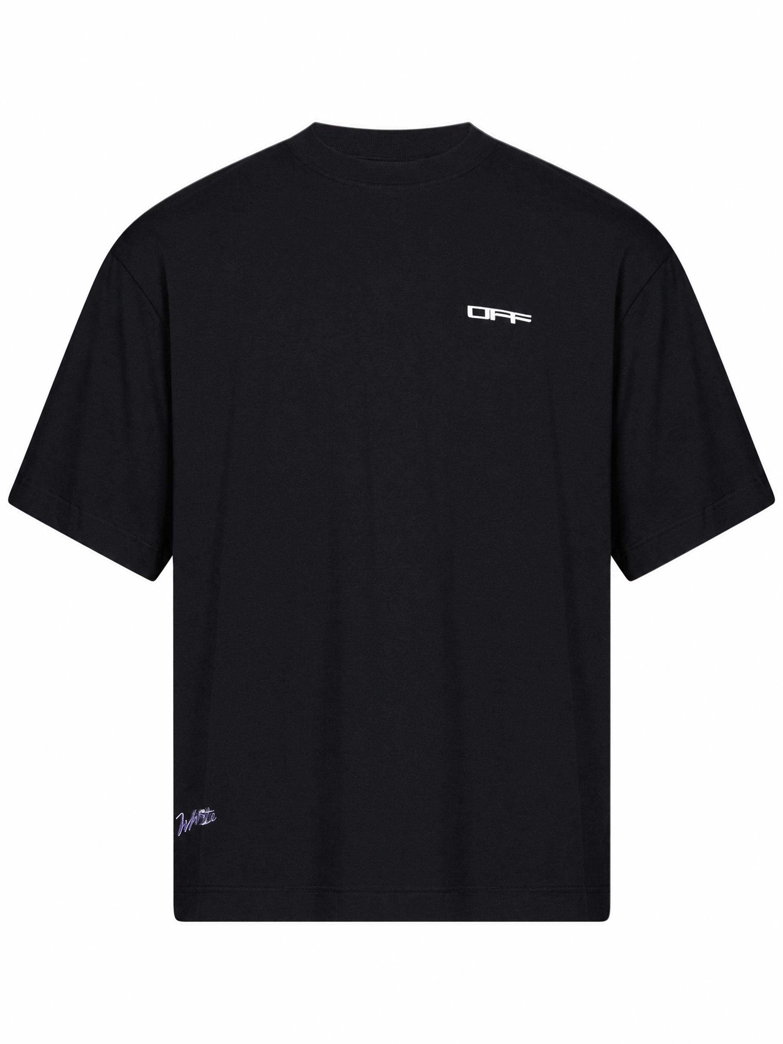 T-shirt Archigeography Arrow Skate in nero 