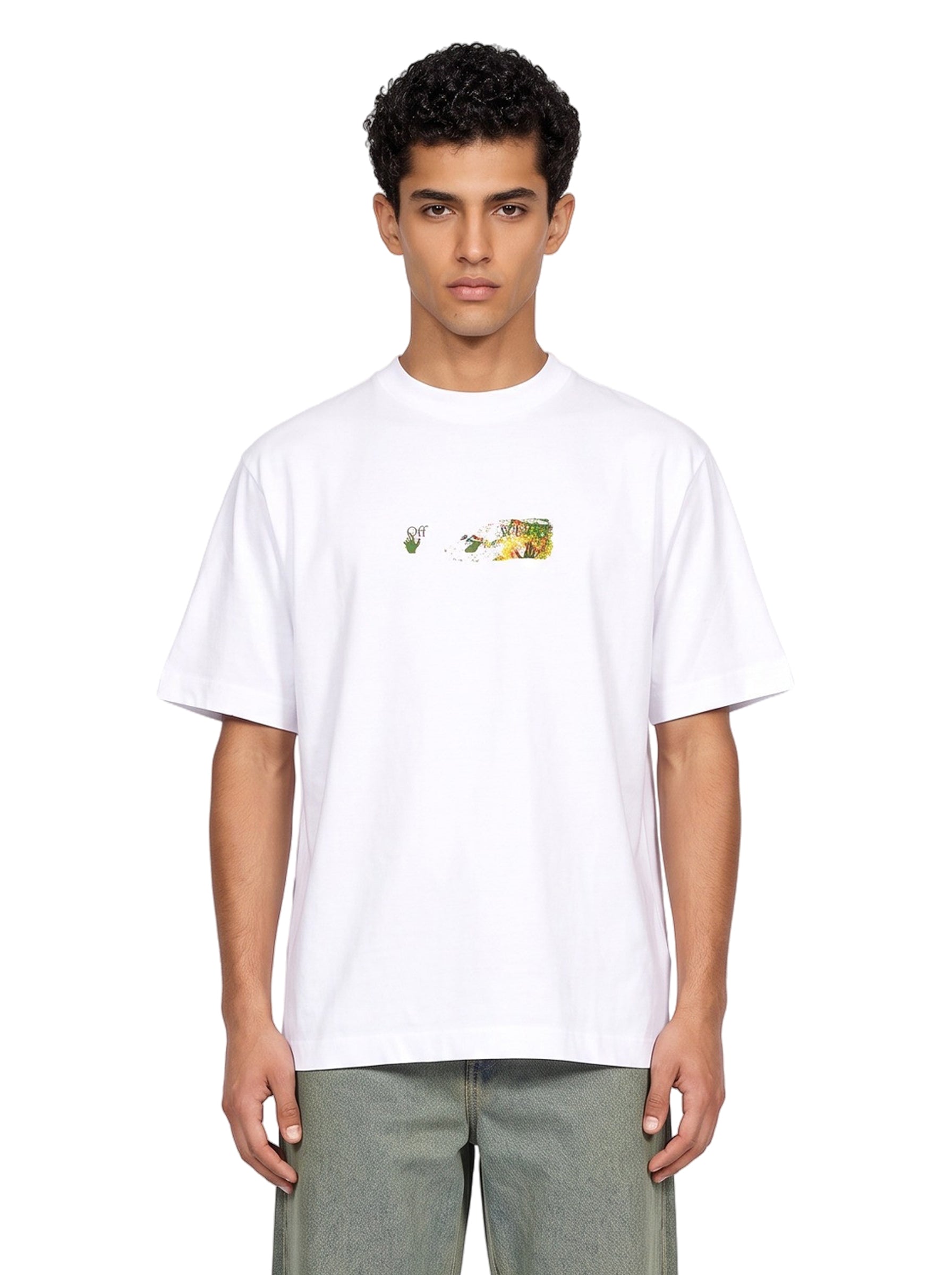 T-shirt Spices Arrow Skate in bianco 