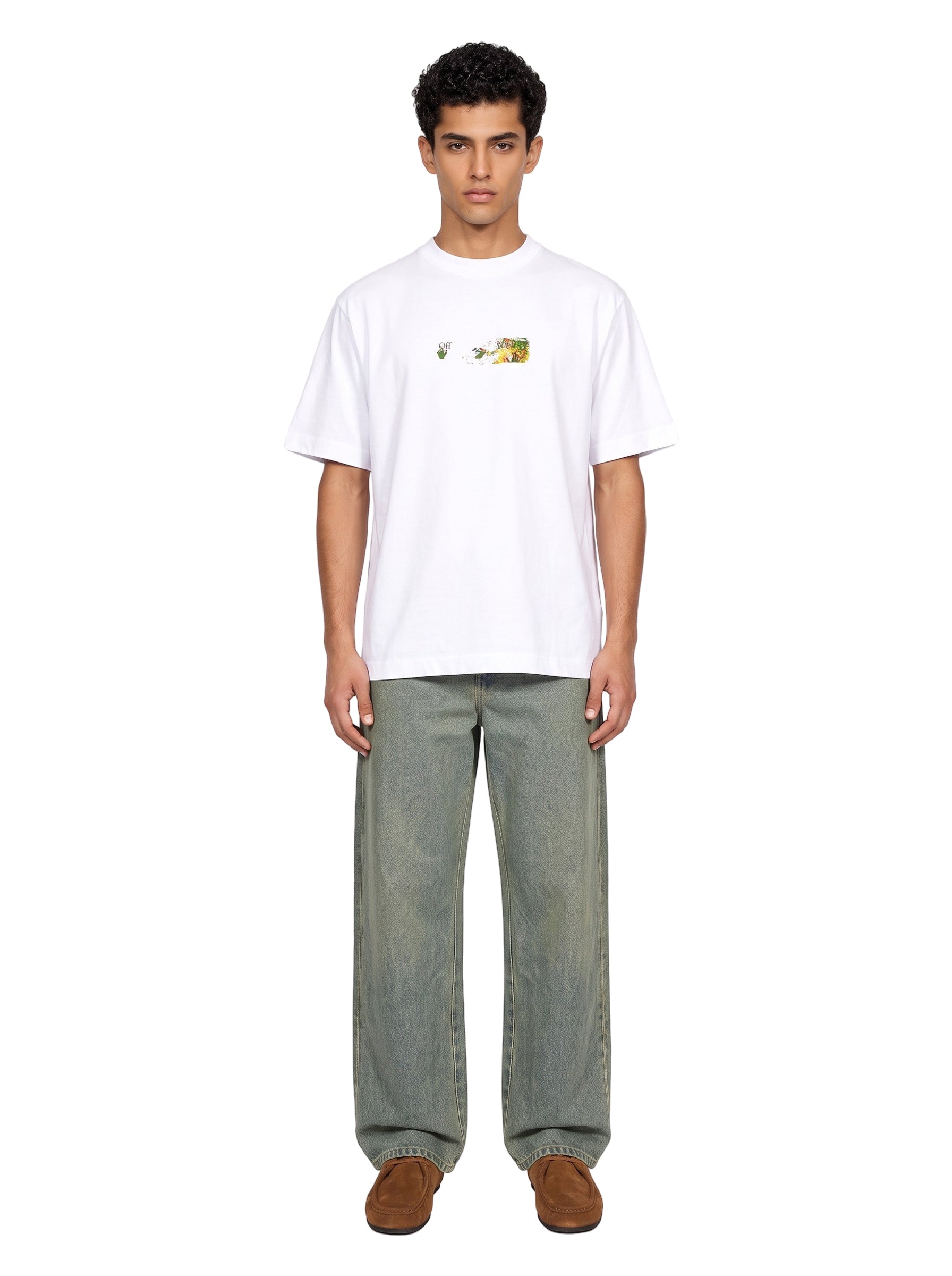 T-shirt Spices Arrow Skate in bianco 