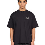 T-shirt Offline Half Arrow Skate in nero 