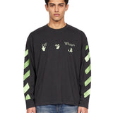 T-shirt Bacco Arrow Skate in nero 