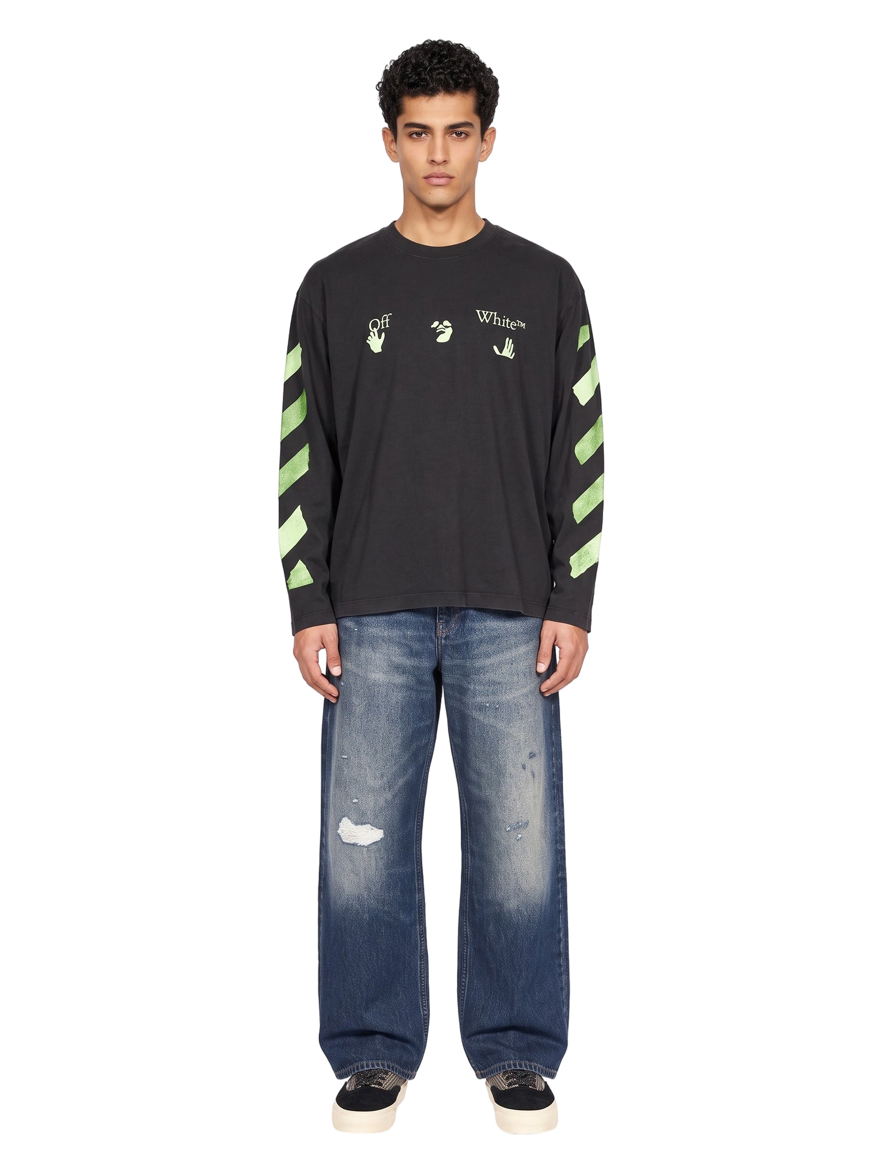 T-shirt Bacco Arrow Skate in nero 