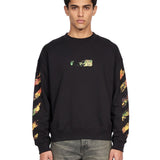 Felpa Spices Arrow Skate in nero 