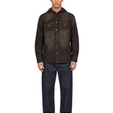 Camicia Bookish in denim marrone 