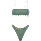 Bikini Lumiere echarm in verde acqua 