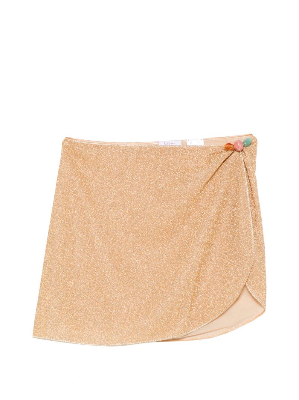 Pareo decorato con perline Lumiere in oro Oséree - donna 