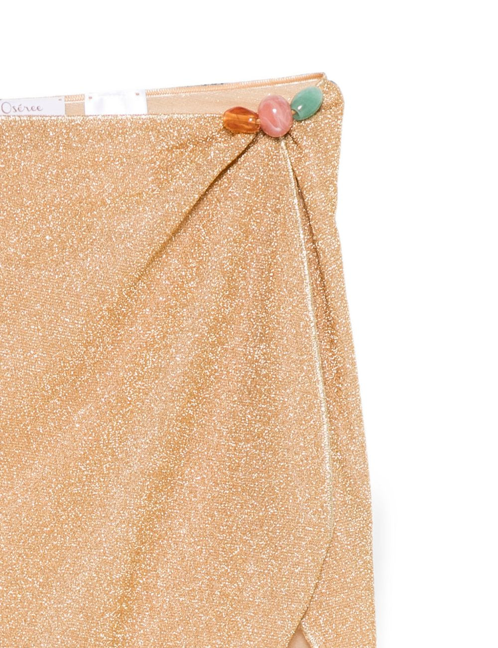 Pareo decorato con perline Lumiere in oro Oséree - donna 