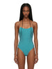 Lumiere Maillot One-Piece Swimsuit in turquoise