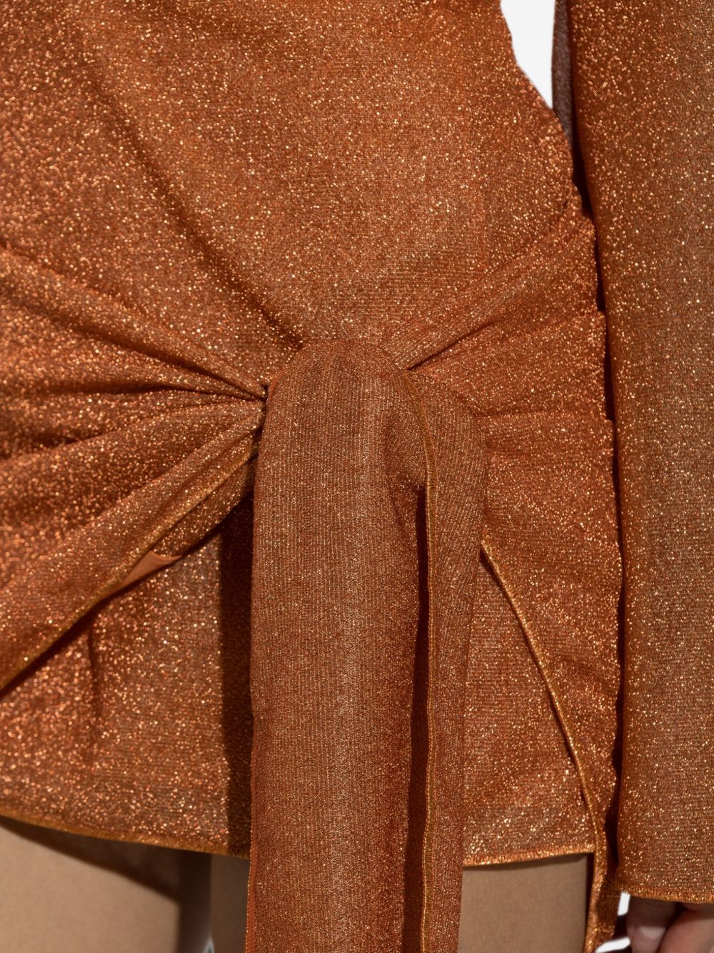 Mini abito Lumiére Pareo in marrone 