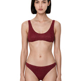 Bikini Lumiere sporty in rosso 