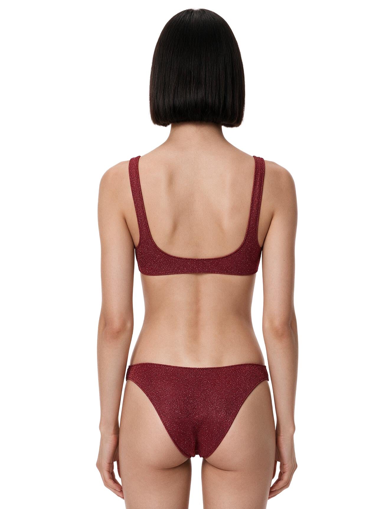 Bikini Lumiere sporty in rosso 