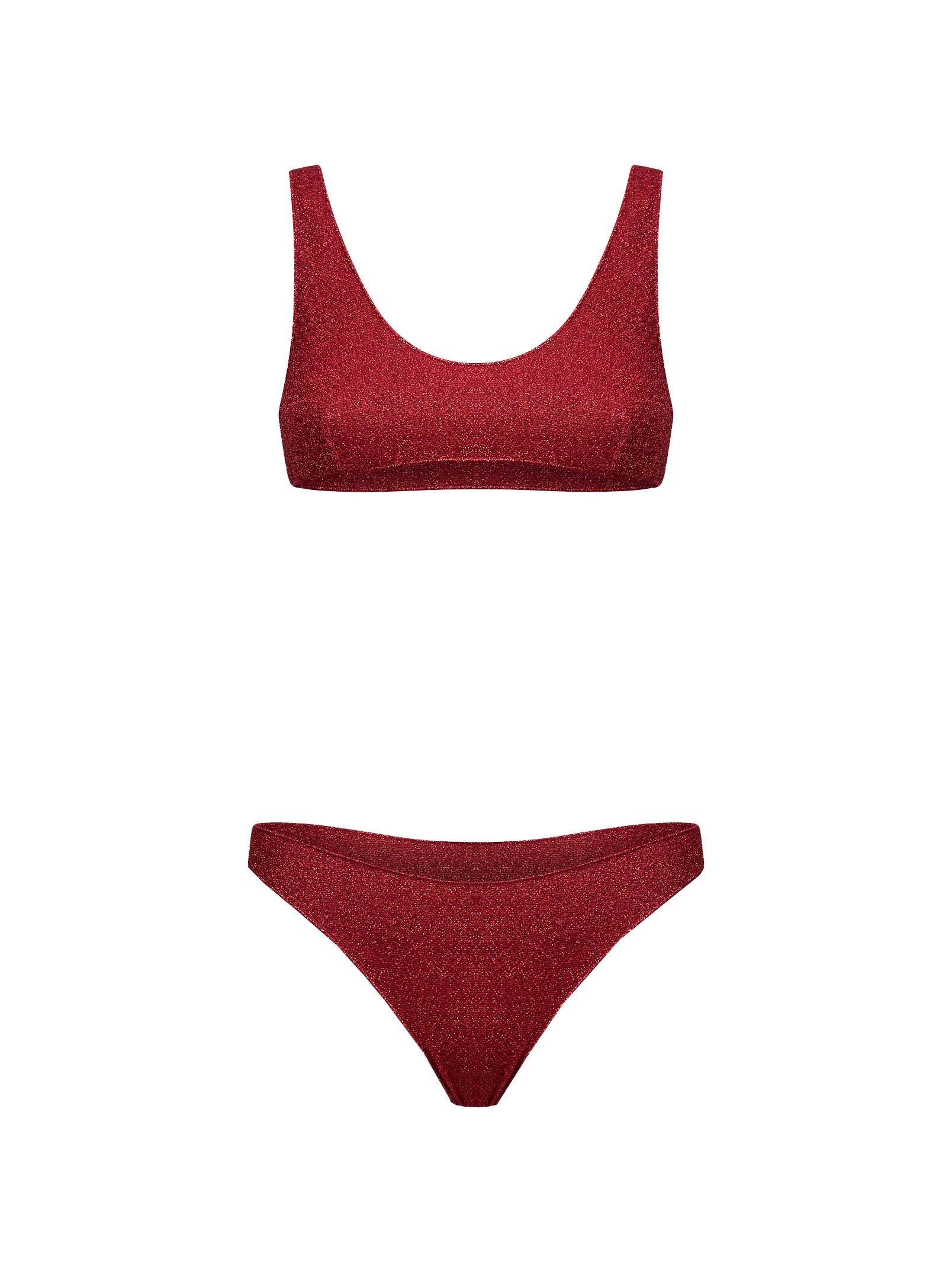 Bikini Lumiere sporty in rosso 