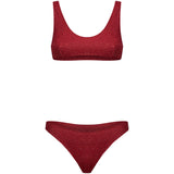 Bikini Lumiere sporty in rosso 