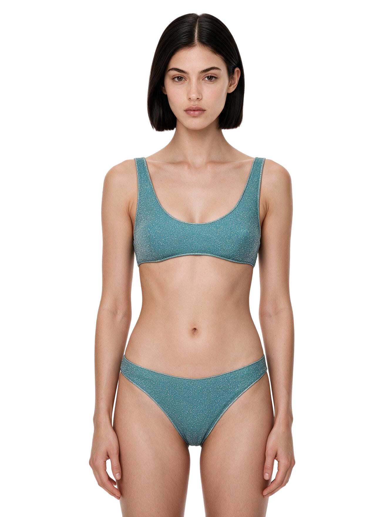 Bikini Lumiere sporty in blu 