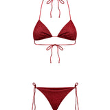 Bikini Lumière in rosso 