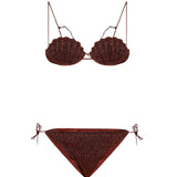 Bikini Lumière in marrone 