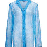 Camicia Lace in blu 
