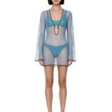 Kaftano Lace in blu 