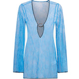 Kaftano Lace in blu 