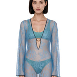 Kaftano Lace in blu 