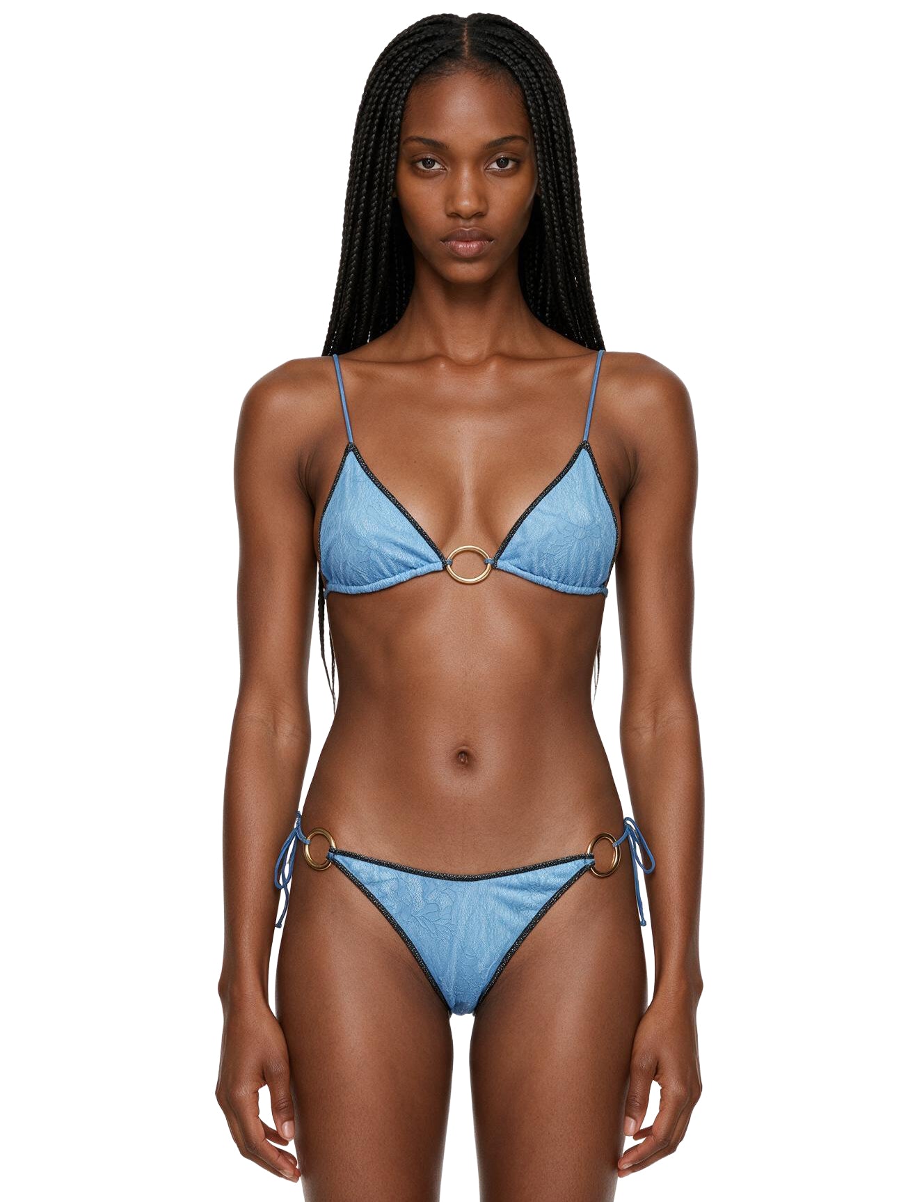 Bikini Lace o gem in blu 