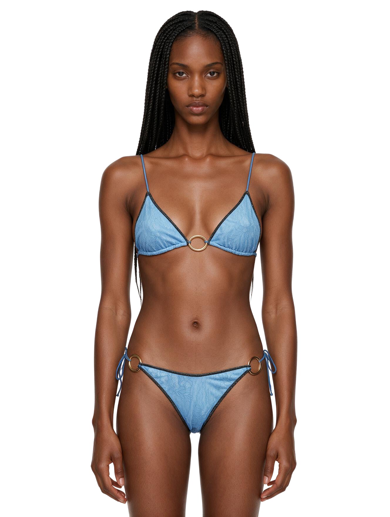 Bikini Lace o gem in blu 