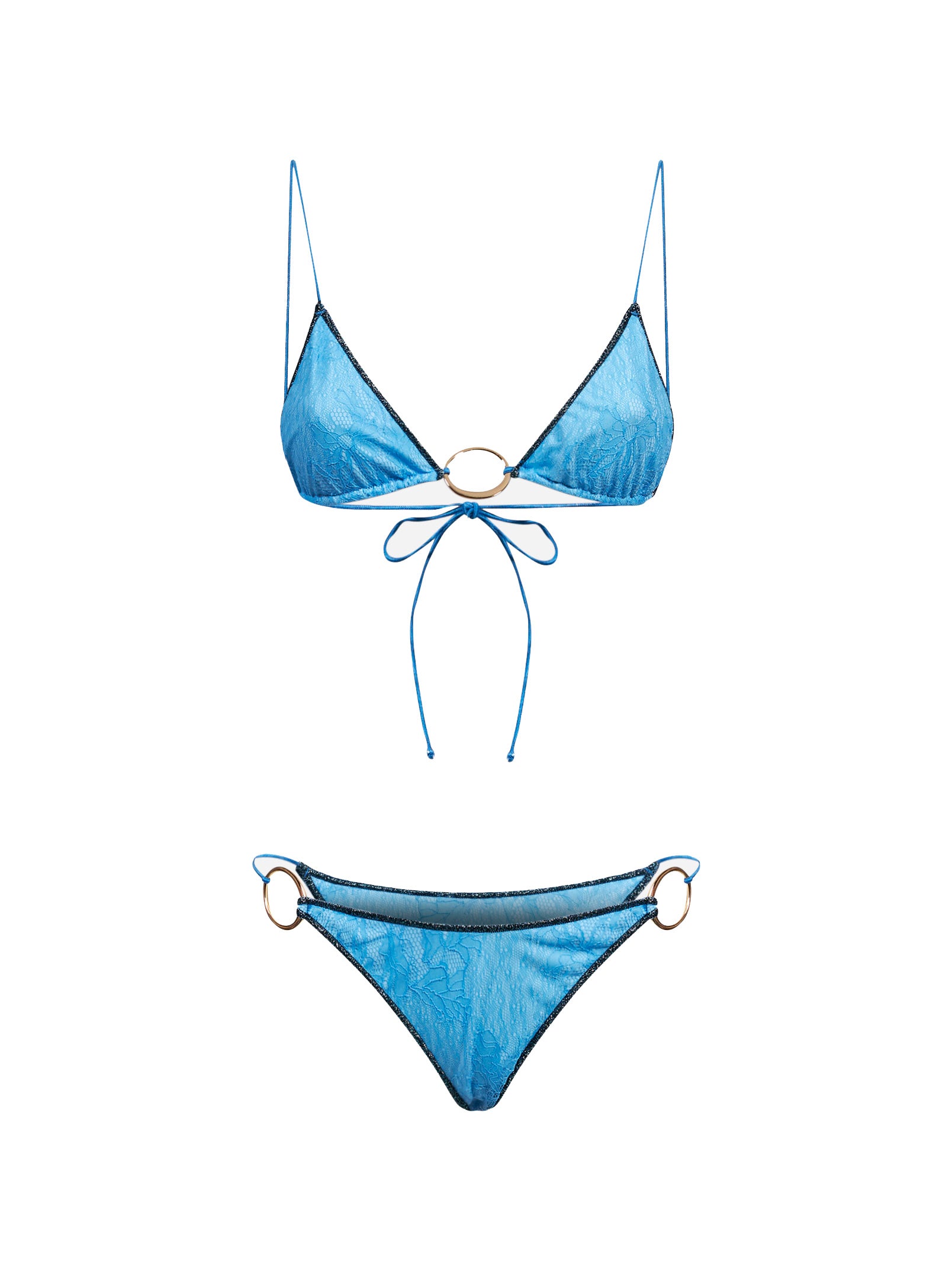 Bikini Lace o gem in blu 