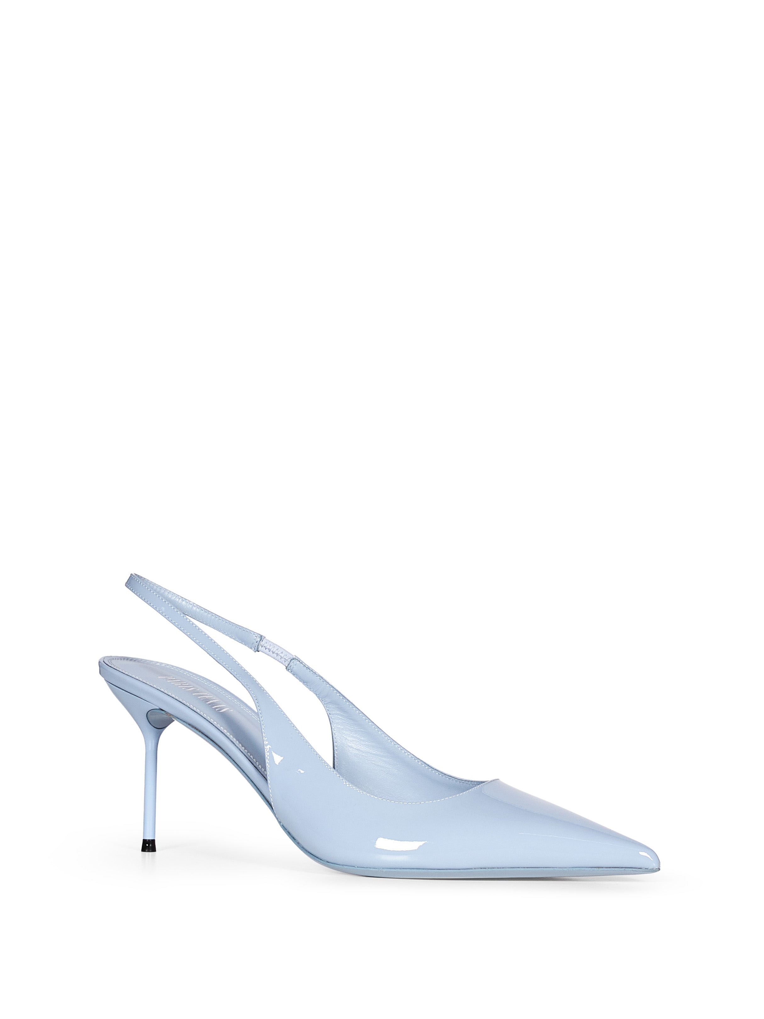 Decollete Lidia con cinturino in azzurro 