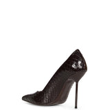 Decollete Lidia in marrone scuro 