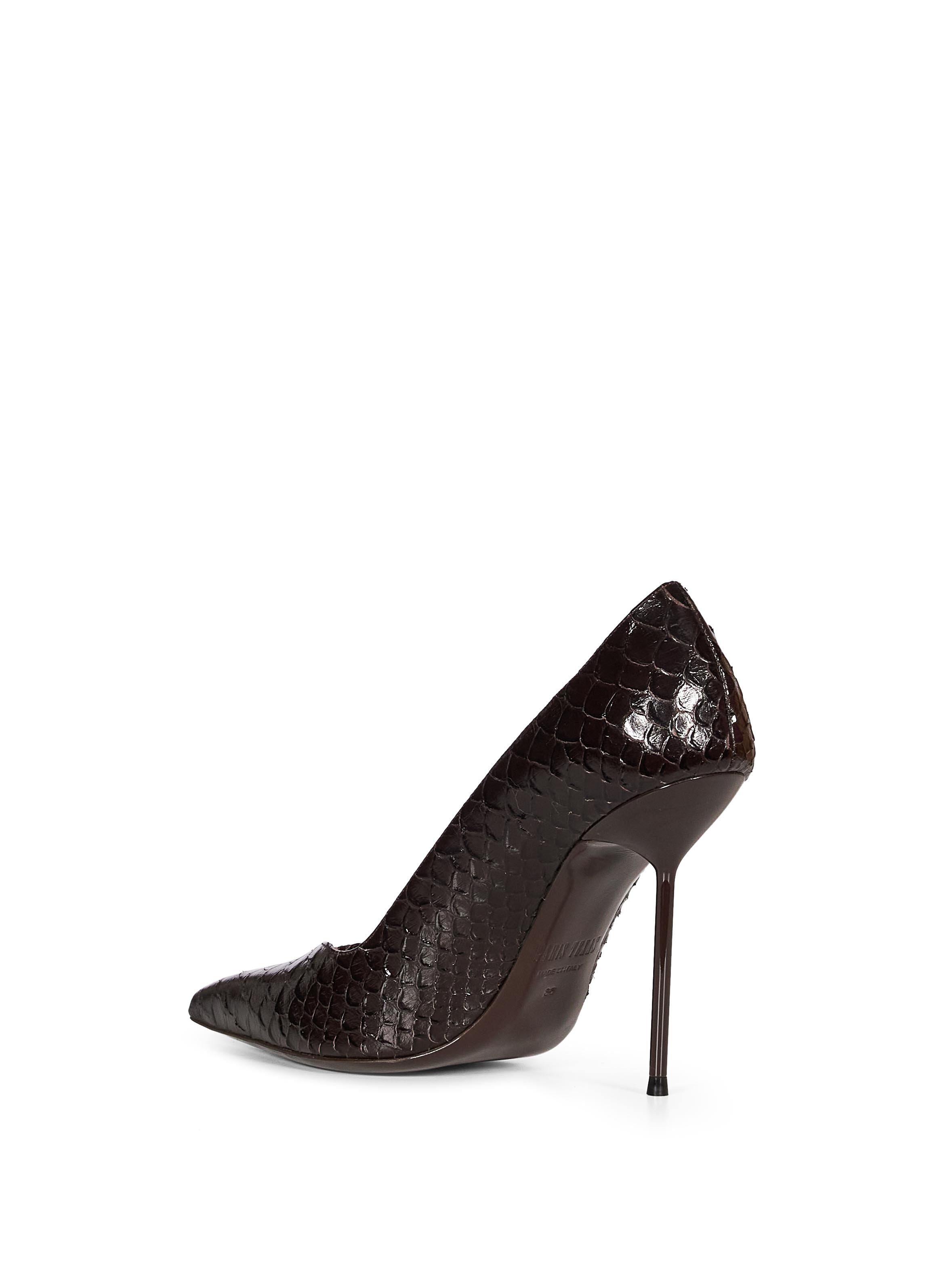 Decollete Lidia in marrone scuro 