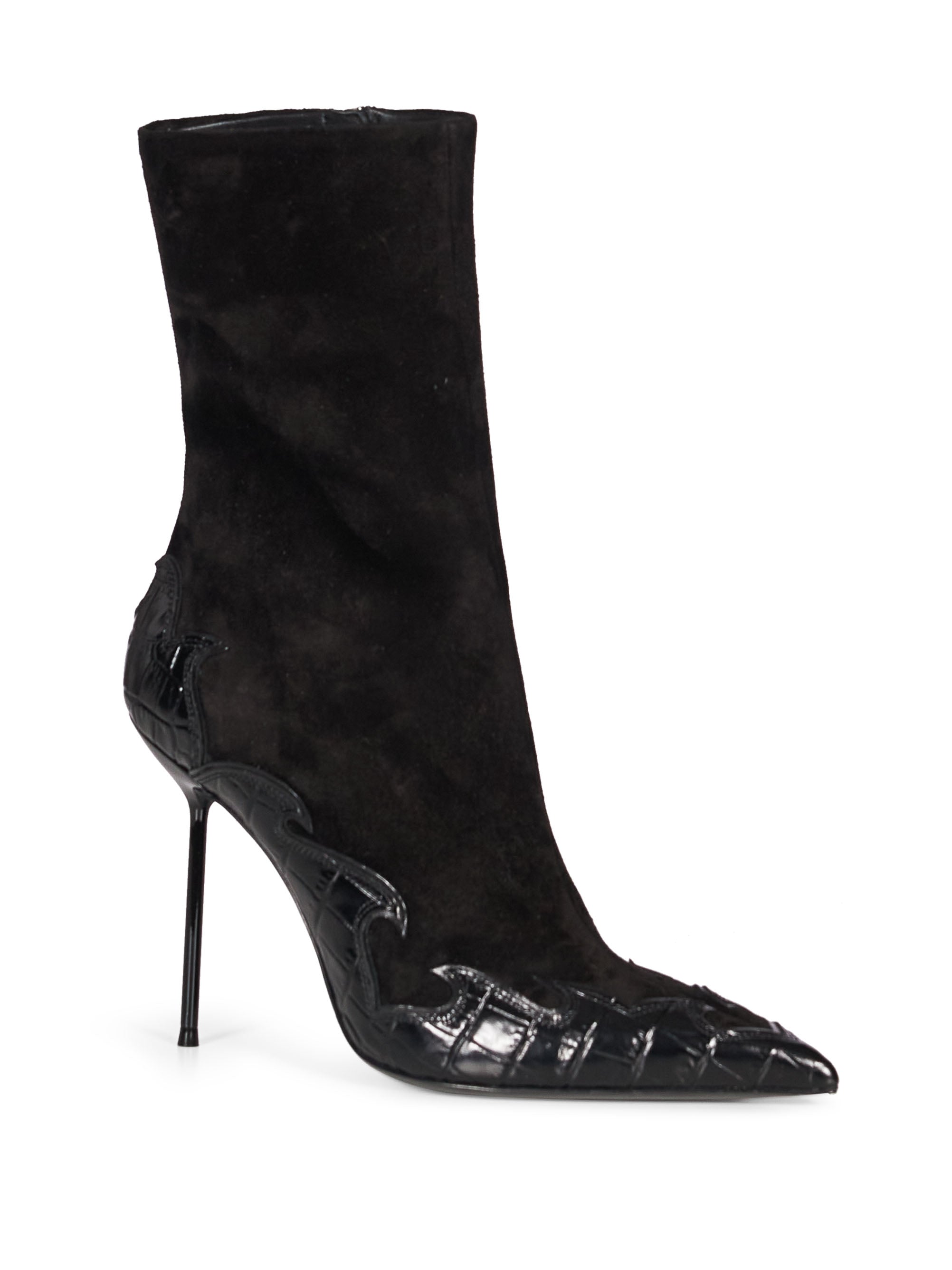 Stivaletti Lidia Queen of Hearts in nero 