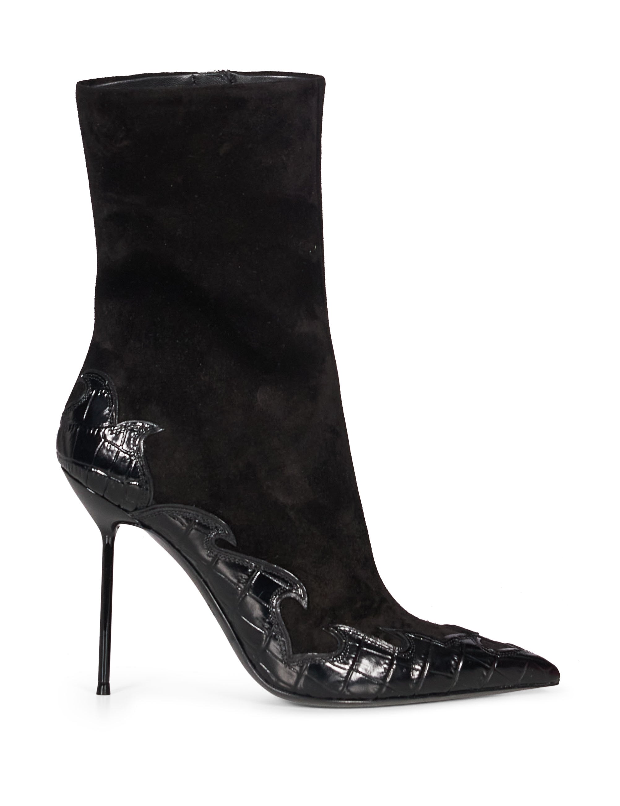 Stivaletti Lidia Queen of Hearts in nero 