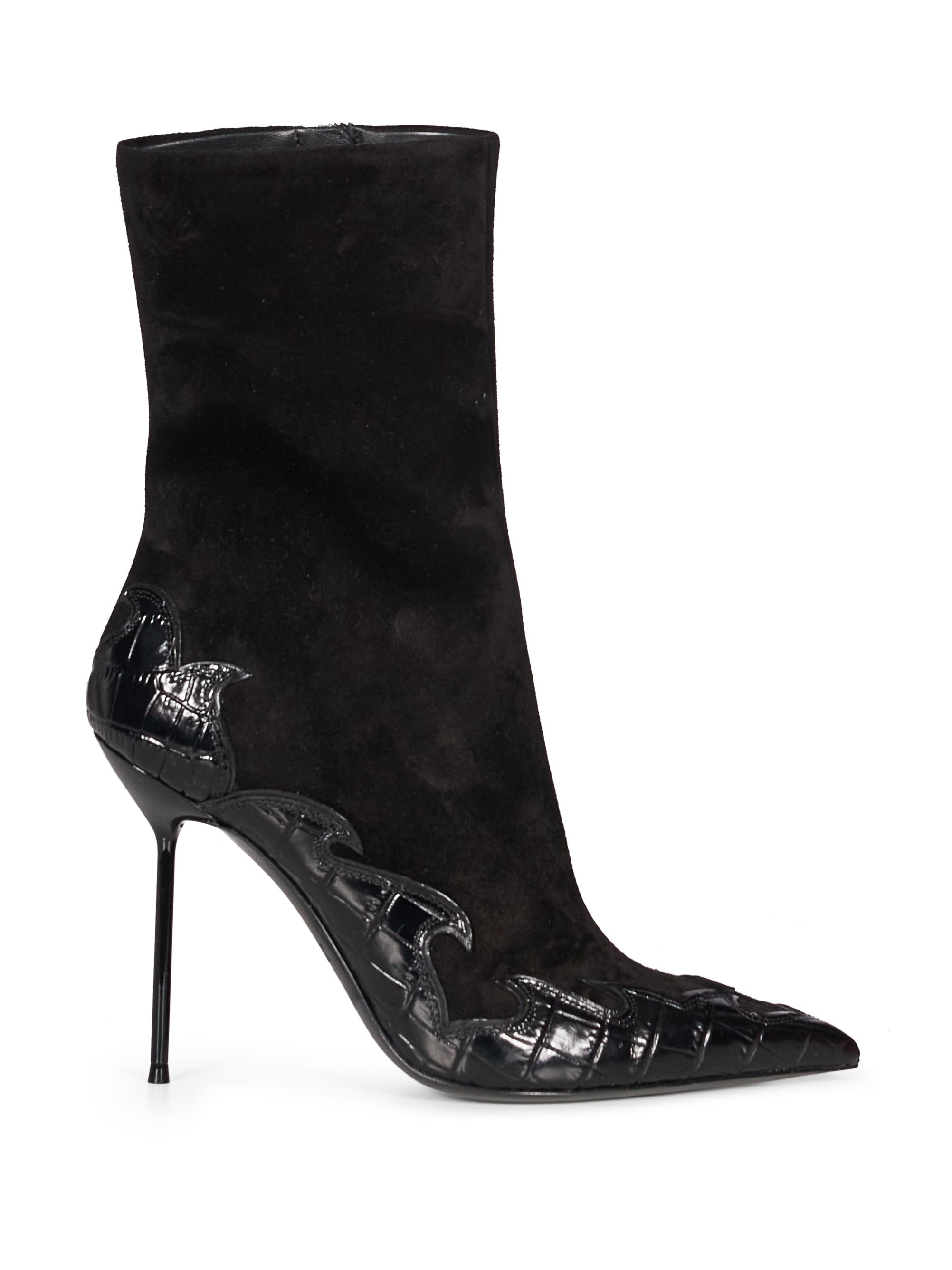 Stivaletti Lidia Queen of Hearts in nero 