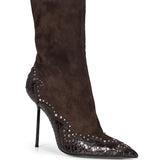 Stivaletti Lidia Queen of Hearts in marrone 