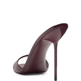 Mules Lidia in bordeaux amarena 