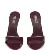 Mules Lidia in bordeaux amarena 