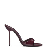 Mules Lidia in bordeaux amarena 