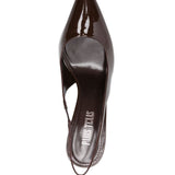 Decollete Lidia con cinturino in marrone 